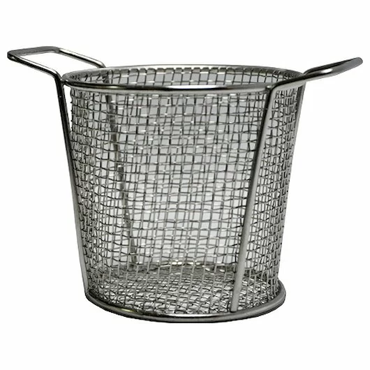 Корзинка для картофеля фри круг. 9,5*9*8 см. нерж. MGSteel /1/72/
