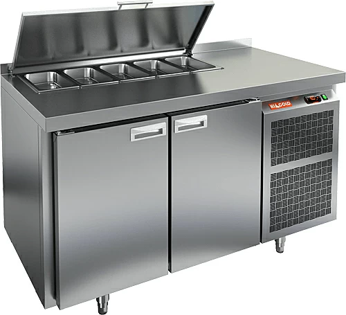 Стол охлаждаемый для салатов HICOLD SL1-11SN (1/3) с крышкой
