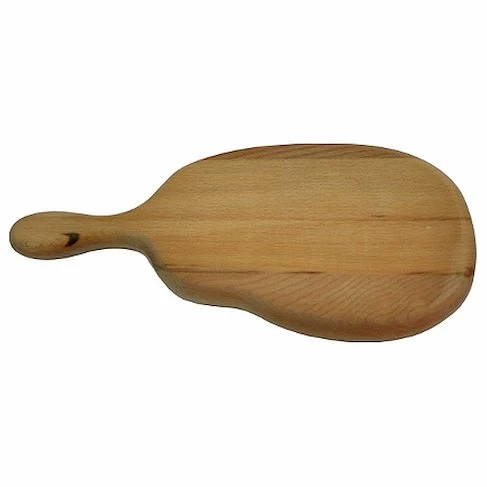 Доска для подачи 34*18*2,2 см фигурная с ручкой, бук /1/