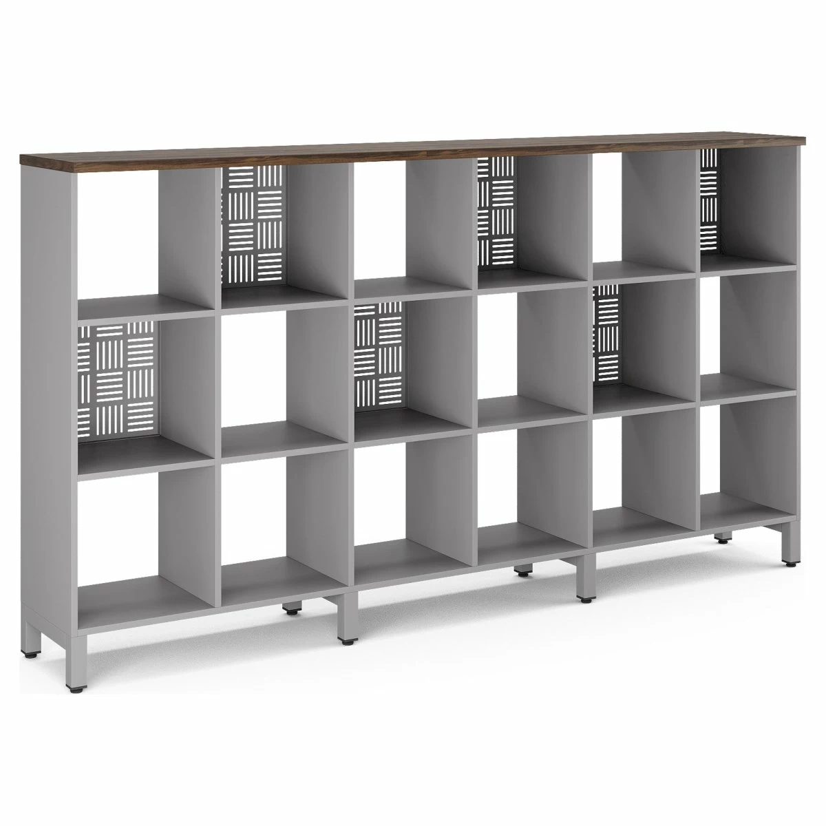 Стеллажная система Kobor SQ-3Х6 aluminum/charlston