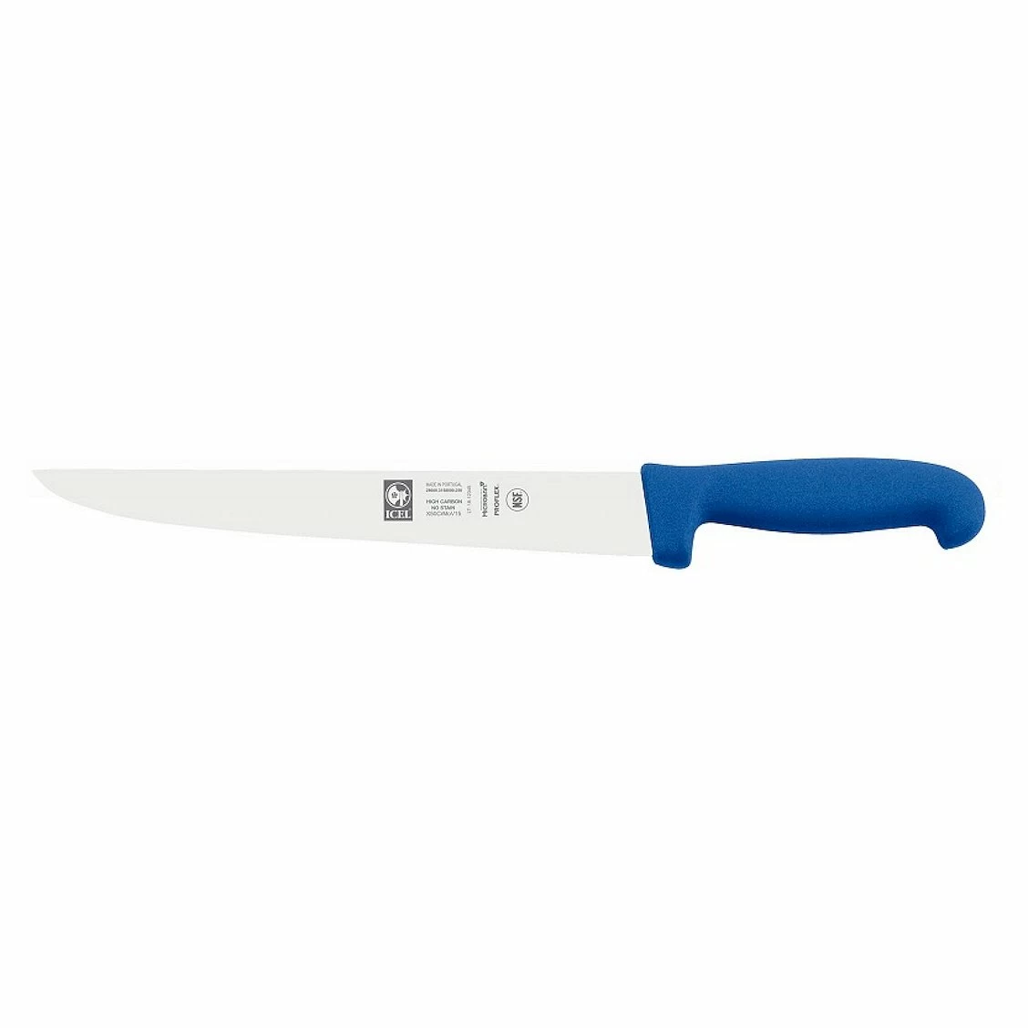 Нож для мяса 250/390 мм. синий SAFE Icel /1/6/