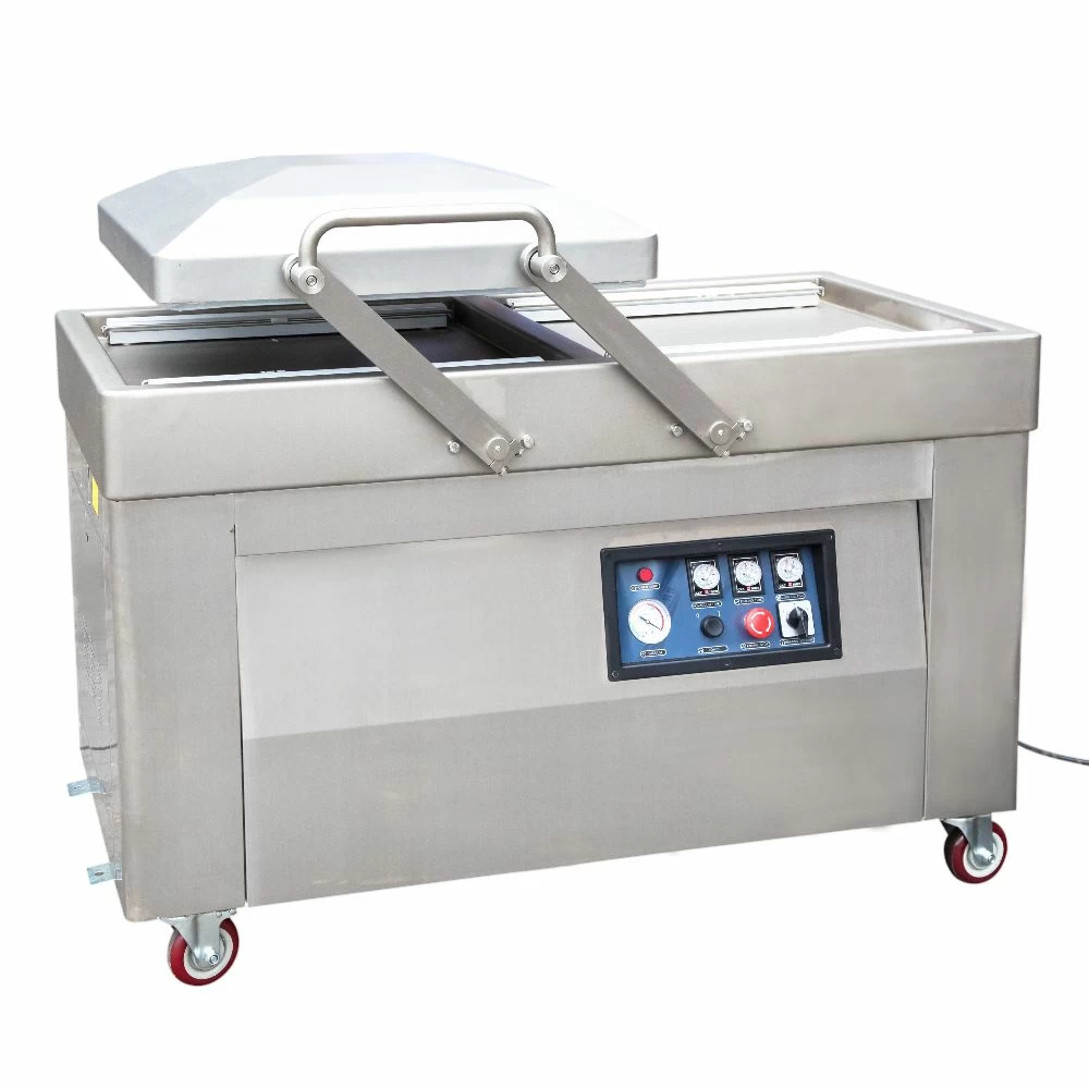 Вакуумный упаковщик Hualian Machinery HVC-510S/2A-G (DZQ-510/2SA) (нерж., газ, обрезка)