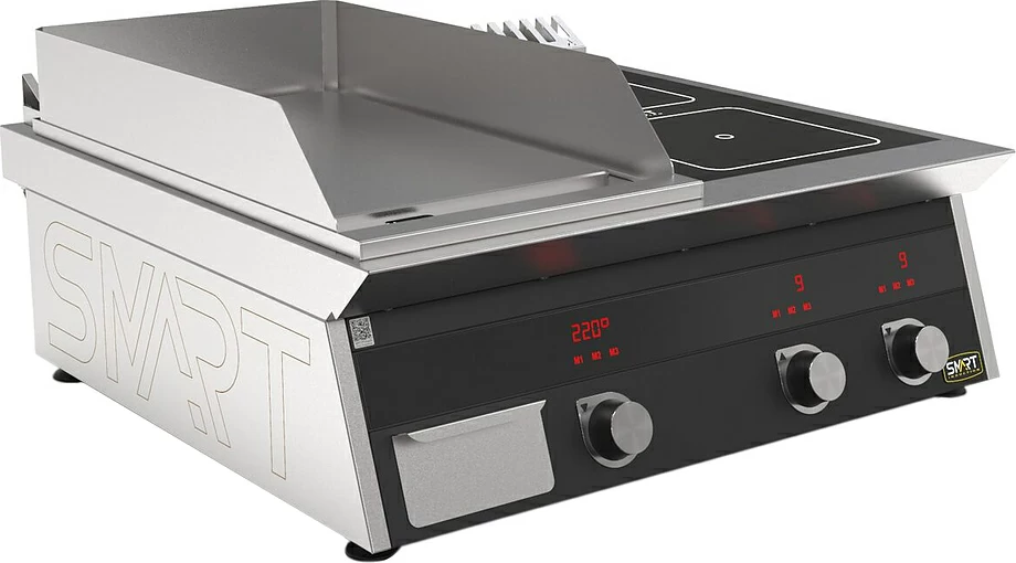 Плита индукционная комбинированная SMART INDUCTION K74-3PKB