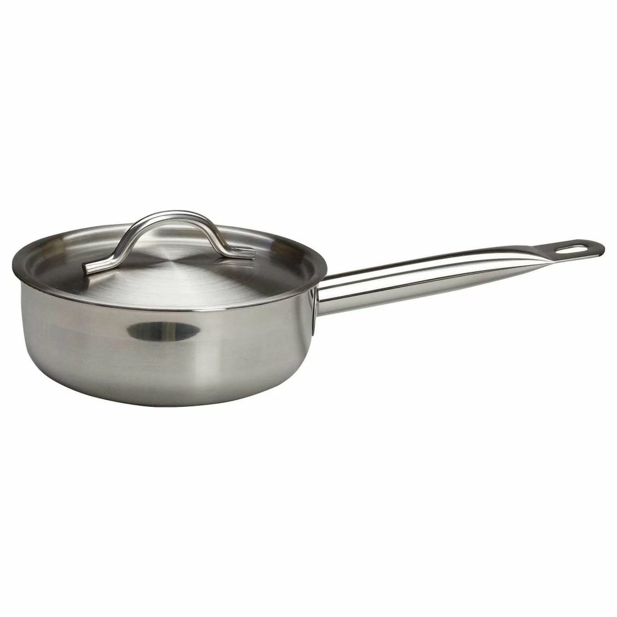 Сотейник 1,7 л. нерж. d=18 см. h=8 см. с крышк. тройное дно (индукция) MGSteel (С23S178KL)