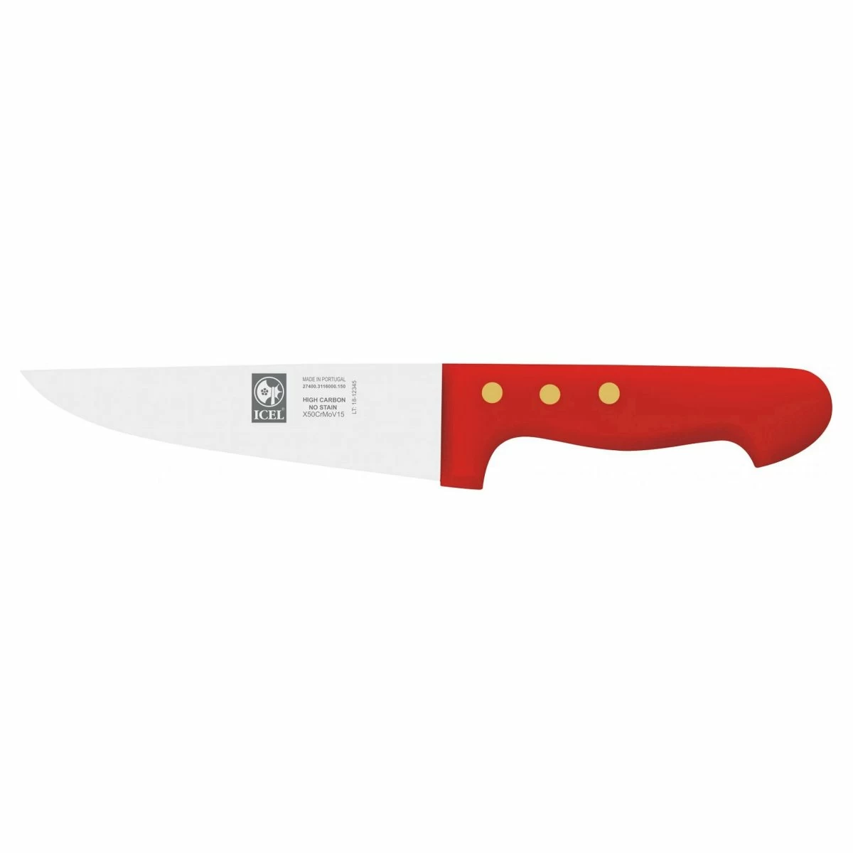 Нож для мяса 150/280 мм. красный TECHNIC Icel /1/6/