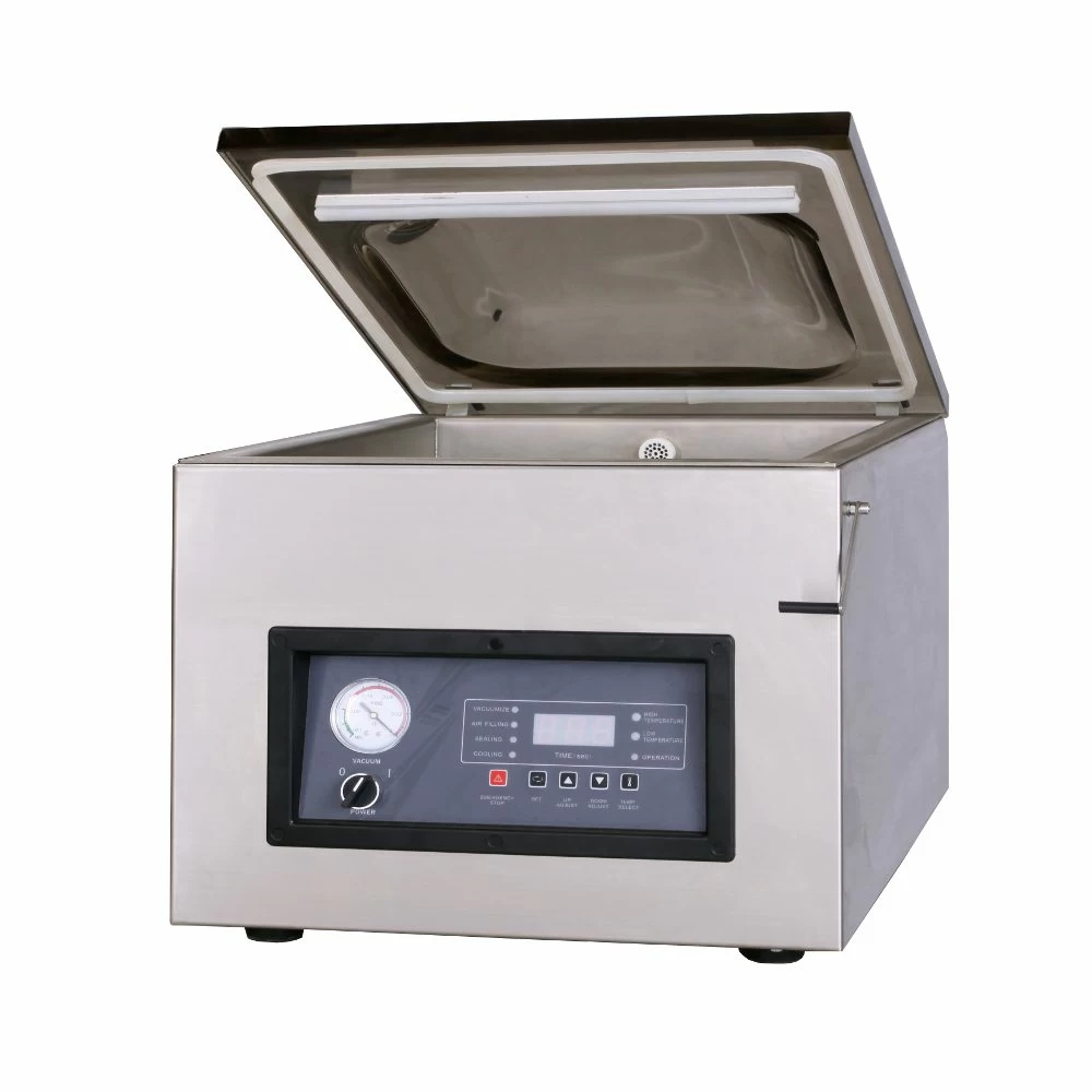 Настольный вакуумный упаковщик Hualian Machinery DZQ-500/T (нерж., газ)