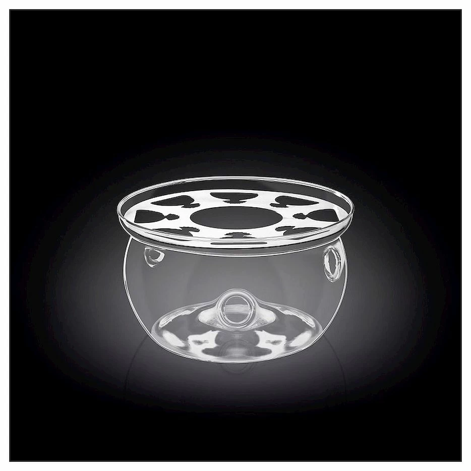 Подставка для подогрева чайника 11*7,5 см стеклянная Thermo Glass Wilmax /3/24/