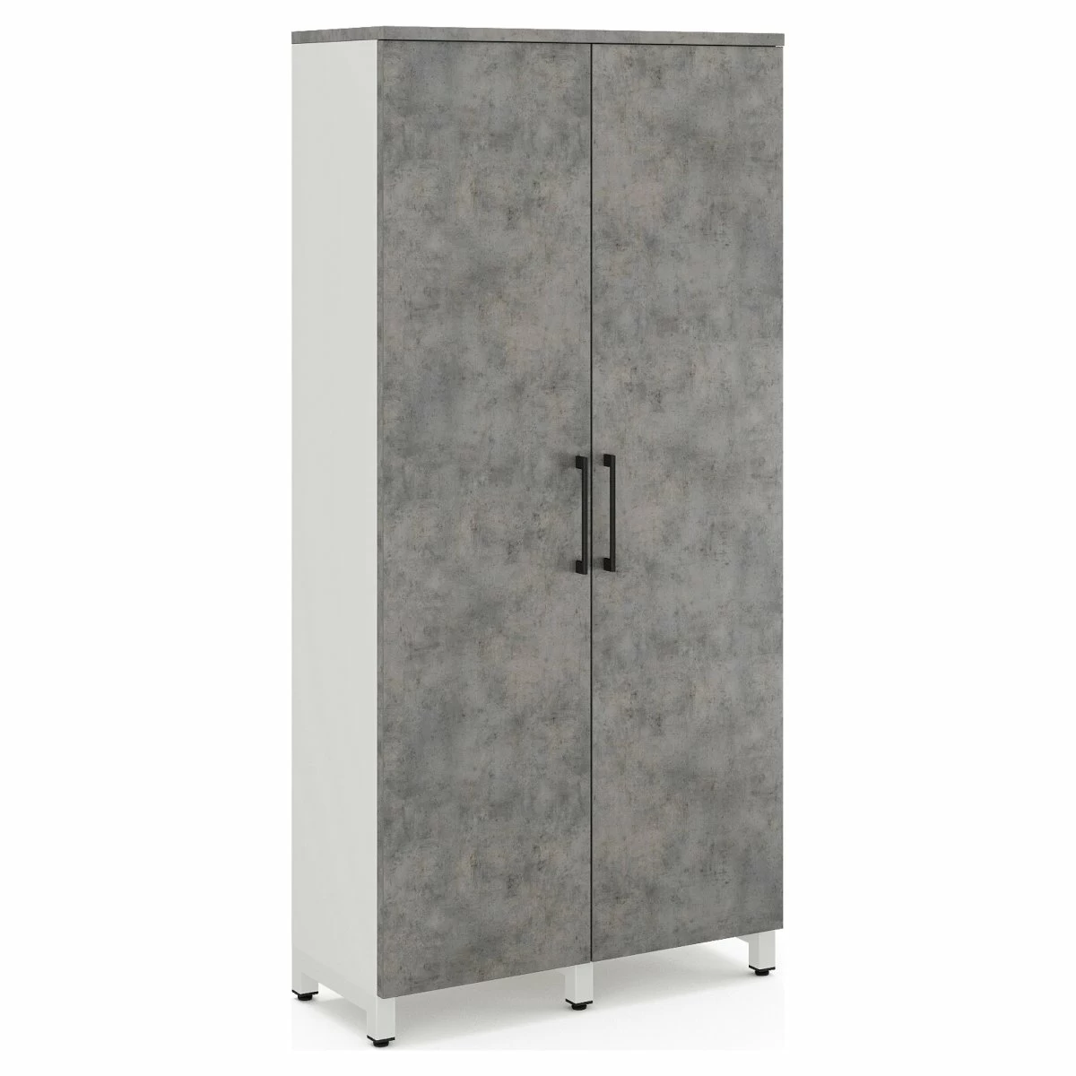 Гардероб распашной Kobor HRG-90/40/M white/chicago