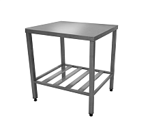 Стол с решетчатой полкой EKSI СТр-1000х600х860