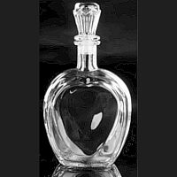 Штоф 0,5 л. 110*60 мм. h=190 мм. Сердце /1/