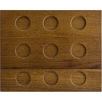 Доска для подачи прямоугольная 315*255*30 мм. бук Bonna /1/4/