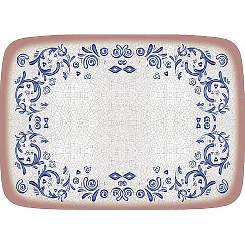 Блюдо прямоугольное 230*160 мм. Виенто /1/12/