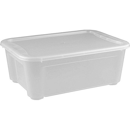 Контейнер для продуктов прямоуг. 16 л. 39*27,5*21,5 см. п/п Кристалл Рс /1/10/
