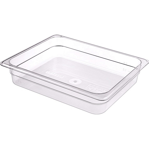 Гастроемкость 1/2 h=65 мм. 3,8 л. поликарб. прозрач. Рс /1/14/