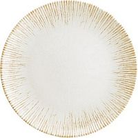 Тарелка d=210 мм. светло-бежевый Ирис /1/12/