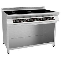 Плита индукционная на полузакрытой подставке 6 конфорок Кобор I7-6S1