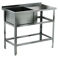 Ванна моечная Кобор ВМСБР/1-100/53/430Л/П