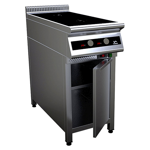 Плита индукционная на тепловой подставке 2 конфорки Кобор I9-2SТ