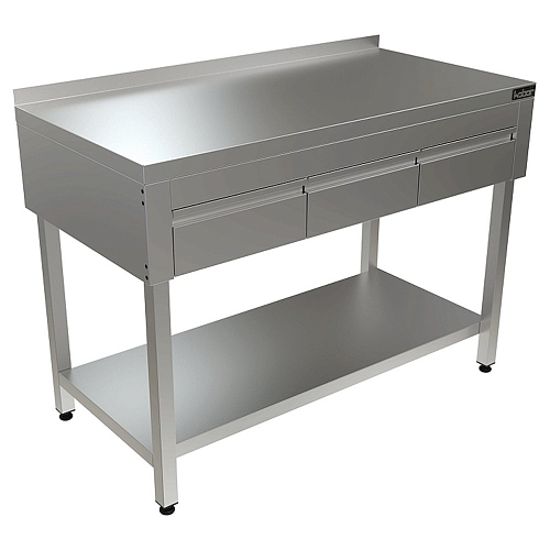 Стол с выдвижными ящиками Кобор СПБЯ-120/70/П