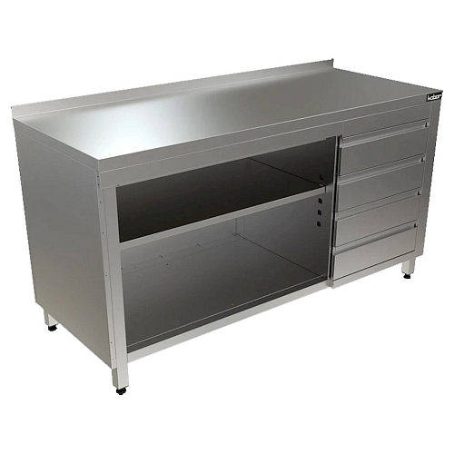 Стол-тумба с бортом Кобор СТБ/1-90/60/О