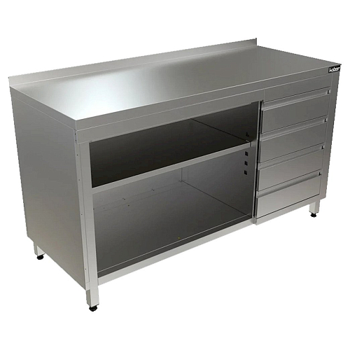 Стол-тумба с бортом Кобор СТБ/1-90/70/О