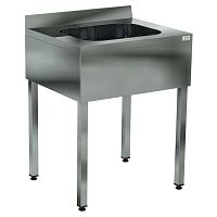 Ванна моечная цельнотянутая односекционная Кобор ВМЦФ/1-80/70