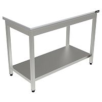 Стол с полипропиленовой столешницей Кобор СППП-120/70 полка сплошная