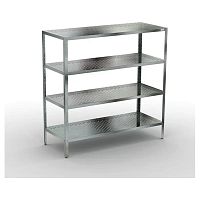 Стеллаж перфорированный разборный Кобор СКП-120/50 (высота 1800)