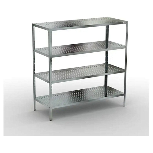 Стеллаж перфорированный разборный Кобор СКП-120/50 (высота 1800)