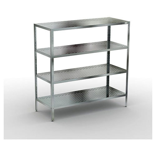 Стеллаж перфорированный разборный Кобор СКП-120/40/430 (высота 1800)