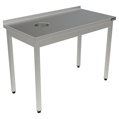 Стол для сбора пищевых отходов Кобор СПОБ-60/60 с бортом