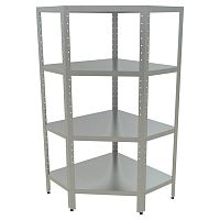 Стеллаж кухонный угловой Кобор СКУ-4/6-100/80/430