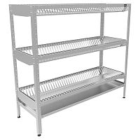 Стеллаж для сушки подносов Кобор СДП-100/53/430 (высота 1800)