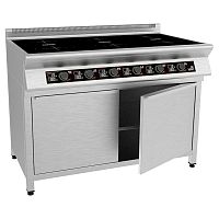 Плита индукционная на закрытой подставке 6 конфорок Кобор I7-6S2