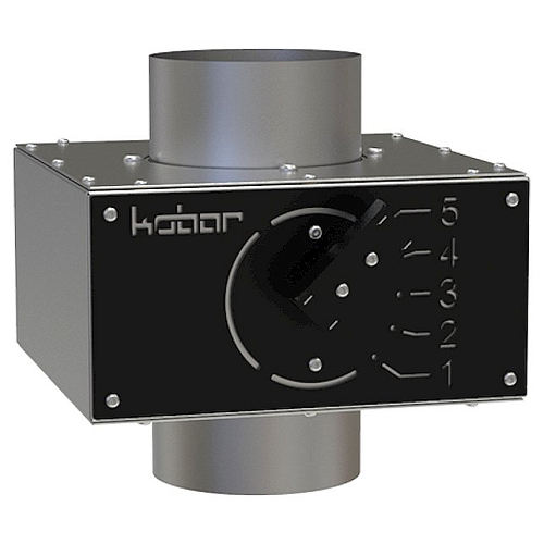 Регулятор тяги внешний (заслонка дымохода) Кобор