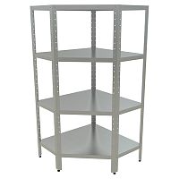 Стеллаж кухонный угловой разборный Кобор СКУ-4/4-100/100/430 (высота 1800)