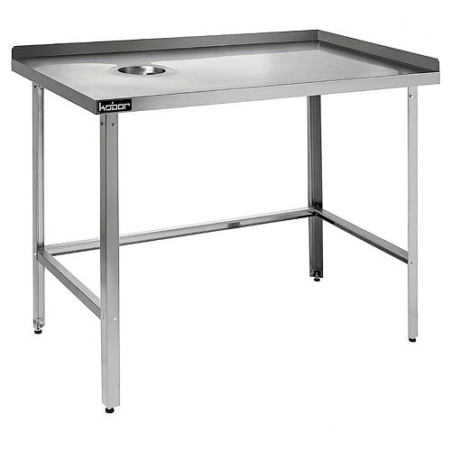 Стол для сбора пищевых отходов с бортом Кобор СРОБ-120/70 Л/П