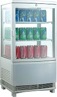 Шкаф-витрина холодильная Koreco RT58L2R silver