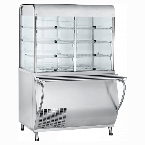 Прилавок-витрина холодильный Abat ПВВ(Н)-70М-С-01-НШ