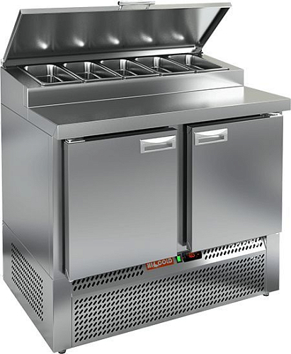 Стол охлаждаемый для пиццы HICOLD PZE1-11/GN (1/3H)