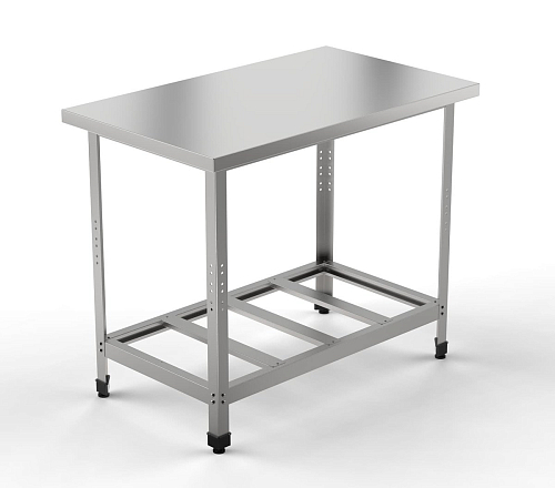 Стол производственный EKSI СПОП 600/600-с ("Стандарт", полка-решетка-1шт., расст. м/у реш. 200мм)