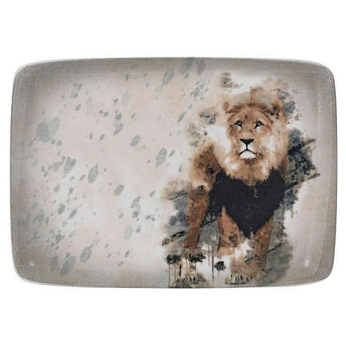 Блюдо прямоугольное 300*210 мм. Саванна, форма Мув /1/6/