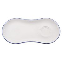 Блюдце 250*120 мм. для завтрака Ретро синий край (чашка 70299,69205), форма Гурмэ /1/12/