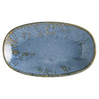 Блюдо овальное 240*140 мм. Снэл Небо, форма Гурмэ /1/12/