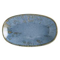 Блюдо овальное 190*110 мм. Снэл Небо, форма Гурмэ /1/12/