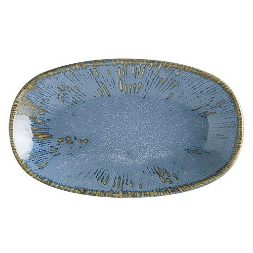 Блюдо овальное 190*110 мм. Снэл Небо, форма Гурмэ /1/12/
