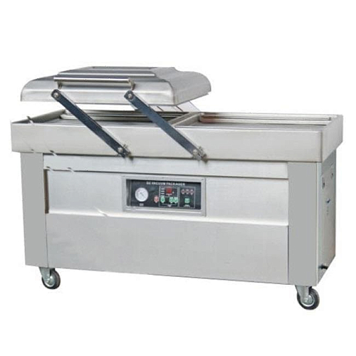 Напольная двухкамерная вакуум-упаковочная машина Hualian Machinery DZQ-600/2SB SS