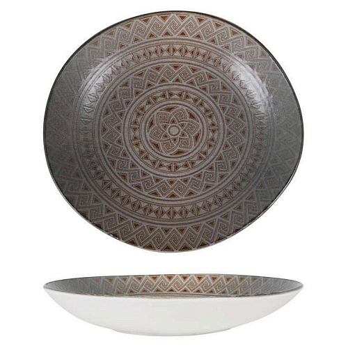 Тарелка d=260 мм. глубокая 1000 мл. h=47 мм. Дамаск, форма Ваго /1/6/