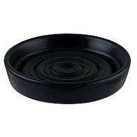 Соусник 75 мл. d=100 мм. для оливкового масла Нот Черный, форма Нит /1/12/2628/