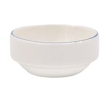 Соусник 30 мл. d=60 мм. Ретро синий край, форма Банкет /1/24/